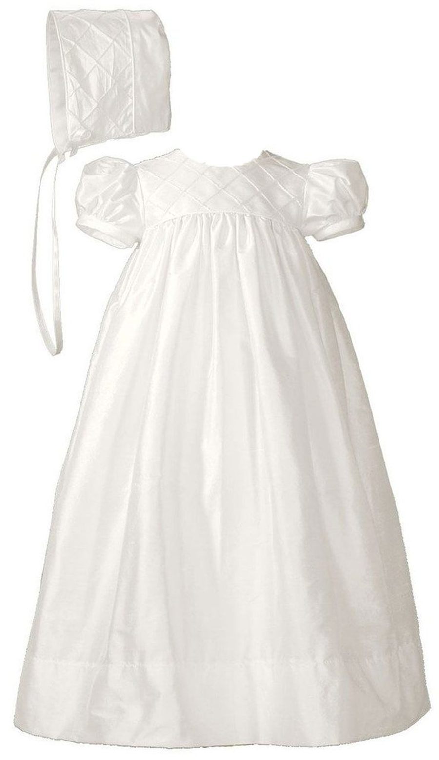 Silk Dupioni Christening Gown